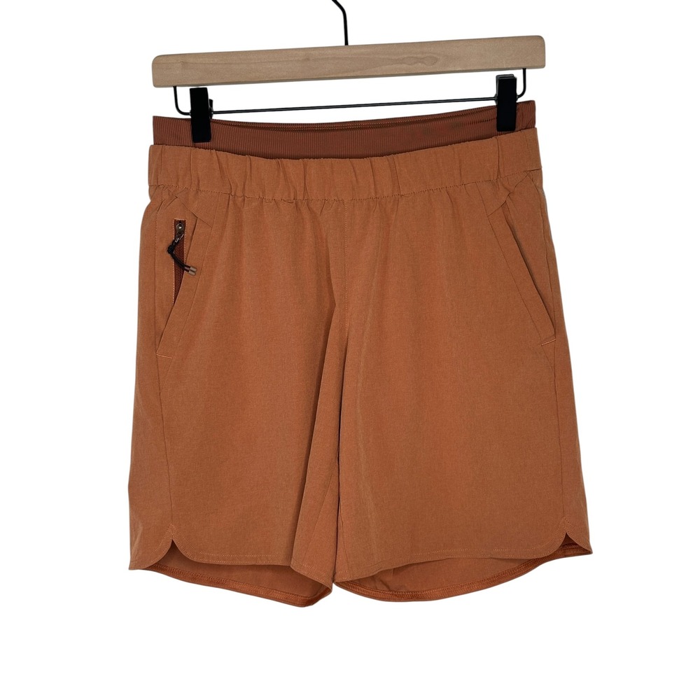 REI Co-op Active Shorts XS Rust Orange Hiking Running Pockets Athletic Gorpcore